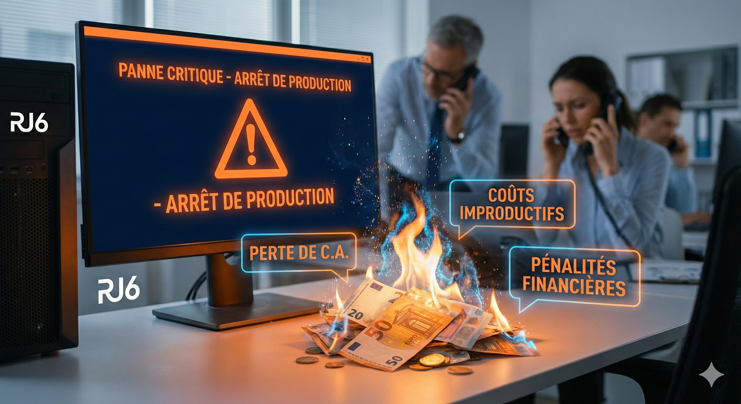 Combien coûte réellement une panne informatique ?