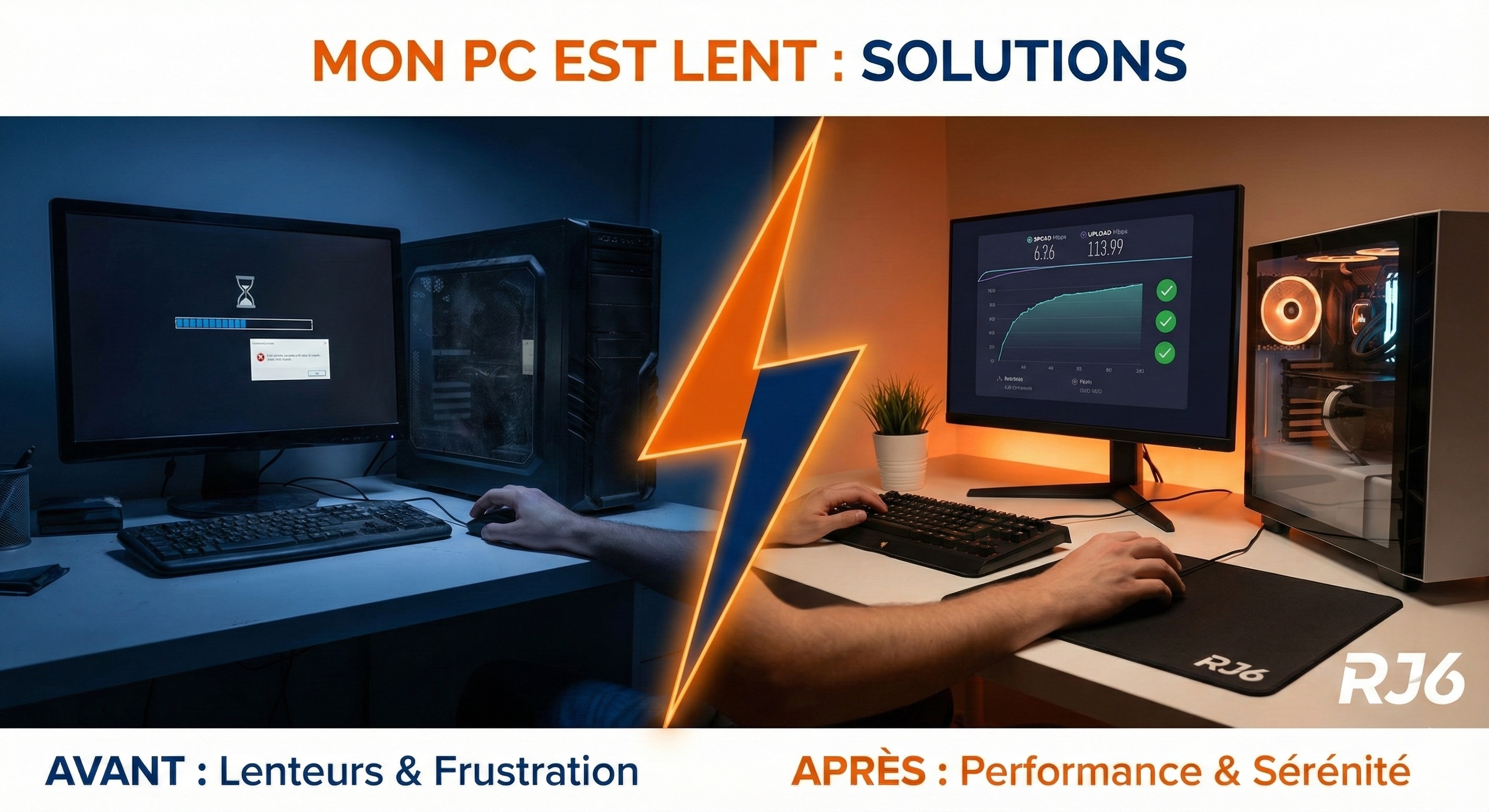 Mon PC est lent : 10 causes et solutions simples
