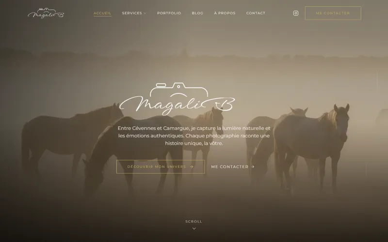 Magali B. - Portfolio photographe & graphiste