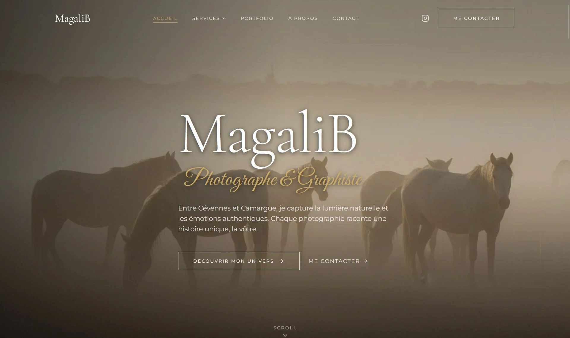 Site Magali Photo optimisé SEO - référencement par RJ6 Montpellier